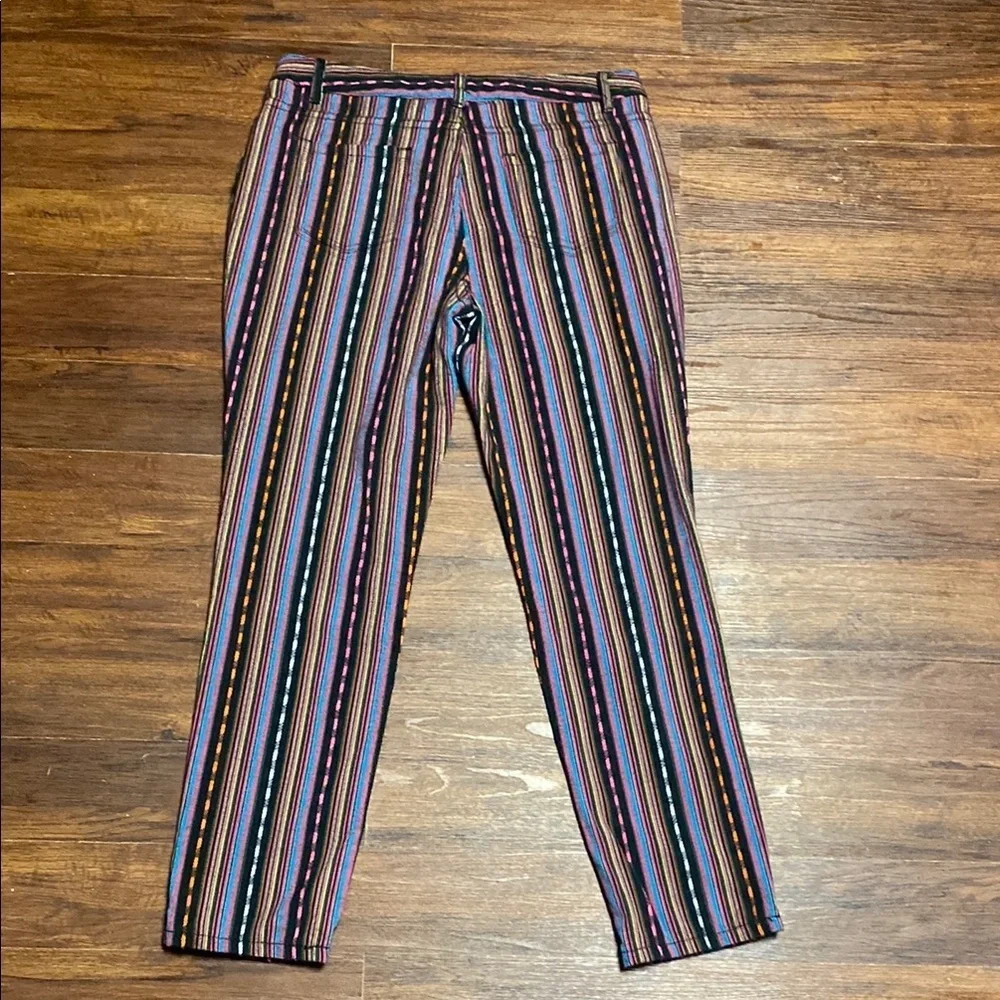 Philosophy Striped Multicolor Pants Size 8 - Picture 5 of 6